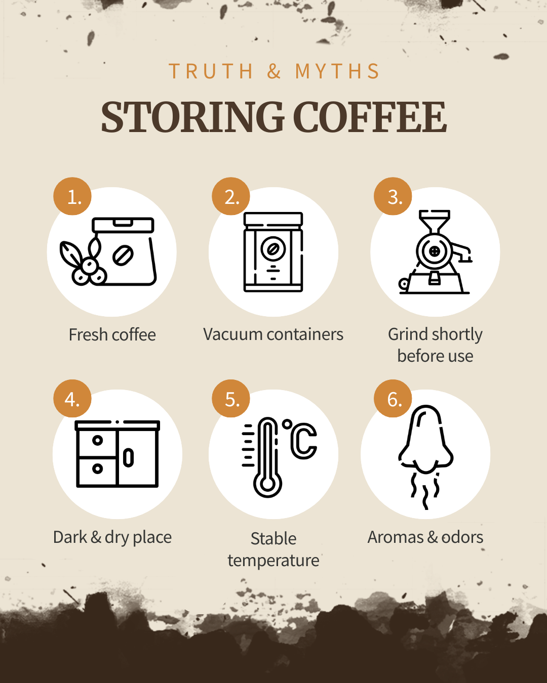 storing coffee
