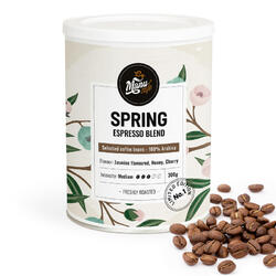 Spring Espresso Blend – Gift Roasted Coffee Tin 300g
