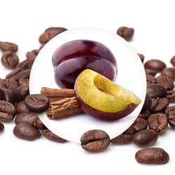 Cinnamon Plum Decaf – Flavored Roasted Coffee